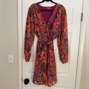 Flying Tomato Multicolor Floral Long Sleeve Dress